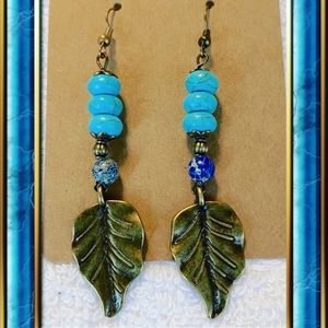 Leaf earrings